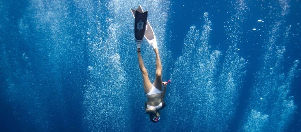 Image of the world's deepest pool in Dubai