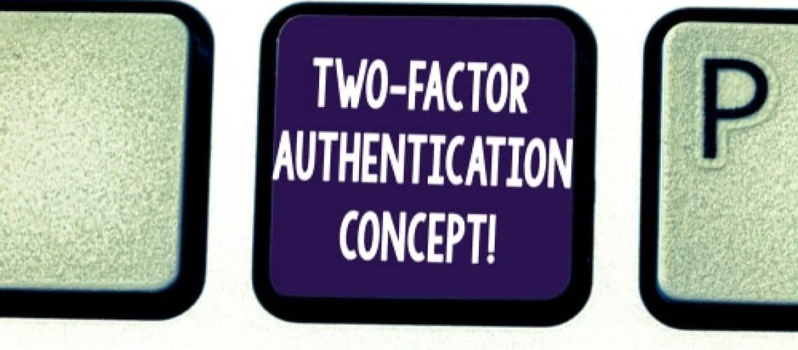 Banner emphasizing Two-Factor Authentication